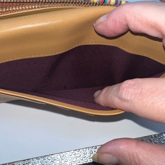 Paul Smith Long Wallet Multi Stripes Luxury Leather - Picture 11 of 15